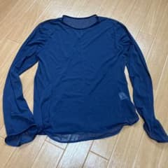 UNIQLO ユニクロ ネイビー 長袖シャツ Mのサムネイル