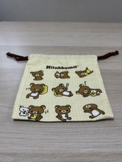 リラックマの巾着ポーチのサムネイル