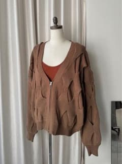 Rhombus Pleated Cardigan ジュエミ カーディガンのサムネイル