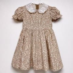 ハンドメイド 子供服ワンピース ドレス 110cmのサムネイル
