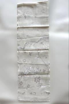 麻素材　夏半襟　未仕立て　ハギレ　手作り用布のサムネイル