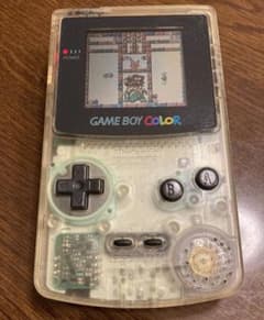 動作確認済み　任天堂 GAME BOY COLOR クリア 本体　CGB-001のサムネイル