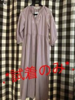 *.刺繍前開きロングワンピース.*のサムネイル