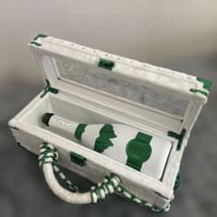 エンジェルシャンパンクリスマスホリデー限定 空き瓶 空箱 チェーン鍵