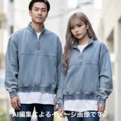 ZARA ザラ ハーフジップ Gジャン デニムジャケット サイズUSA S