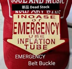 EMERGENCY レトロバックル 2002年 デッドストック新品