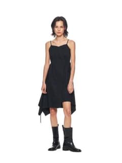 Matin kim UNBALANCE LAYERED ZIPUP DRESS