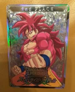 ドラゴンボールスーパーダイバーズ 賞状風準優勝カード 2nd PLACE