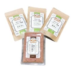わんちゃんライフ INUMESH わんこのヘルシー食卓 ドッグフード 4点