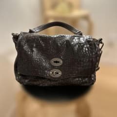ZANELLATO ザネラート ポスティーナ クロコ型押し ショルダーのサムネイル