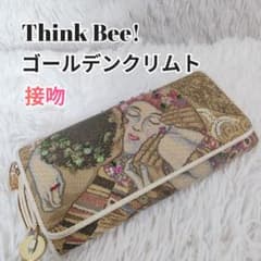 極美品】Think Bee! ゴールデンクリムト 「接吻」 長財布 - メルカリ