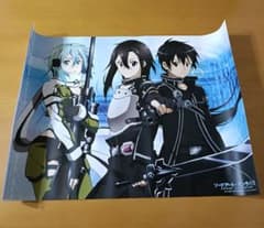 ソードアート・オンライン アスナ キリト シノン A2 お風呂ポスター 2