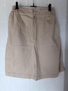 ベージュ ショートパンツ ウエストゴムのサムネイル