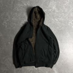 00s old UNIQLO zip-up hoodie y2k 뒤 보아 녹색