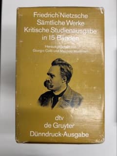 DTV「フリードリヒ・ニーチェ全集」全15冊揃セットドイツ語版/思想/古典文献/ DTV「フリードリヒ・ニーチェ全集」全15冊揃セットドイツ語版/思想