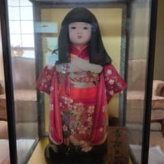 市松人形 日本人形　ガラスケース入り 市松人形 ガラスケース入り - メルカリ