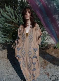 サラマリカCotton Aari Embroidery Stripe Dress - メルカリ