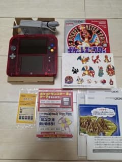 ニンテンドー2DS ポケットモンスター 赤 動作確認済み 完備品のサムネイル