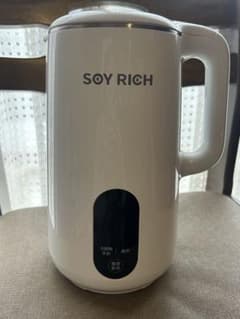 SOY RICH 完全豆乳メーカー ＋レシピ本 ソイリッチ - メルカリ