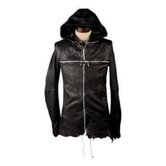 14th Addition Cross leather zip Hoodie - メルカリ