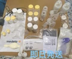 海外 手動 電動 搾乳機 medela ameda - メルカリ