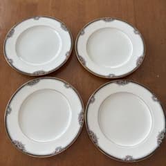 Noritake プレート 4枚セット 花柄 金彩 直径20.5㎝程 - メルカリ