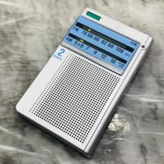 新品未使用　SONY ICF-T46 ポケッタブルラジオ 美品 SONY FM/AM ポケッタブルラジオ ICF-T46 ワイドFM 対応 - メルカリ