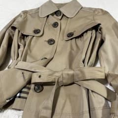 極美品 バーバリーブルーレーベル トレンチコート ショート丈 ノバ