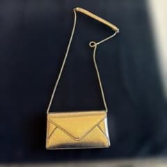 ZARA メタリック チェーンショルダーバッグ