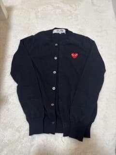 PLAY COMME des GARÇONS ブラックカーディガン XSのサムネイル