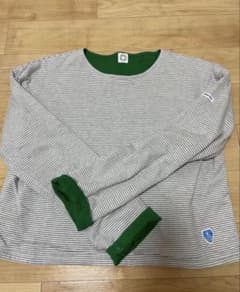 ORCIVAL ボーダーカットソー 長袖 グリーンのサムネイル