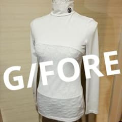 未使用級 G/FORE ジーフォア モックネック ストレッチ 接触冷感 UV