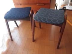 ミナペルホネン ハンドメイド 秋田木工 剣持 スツールE タンバリン