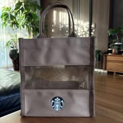 STARBUCKS メッシュポケットトートバッグのサムネイル