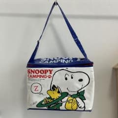 SNOOPY 레트로 보냉 가방 쿨러 가방 에나멜 스누피