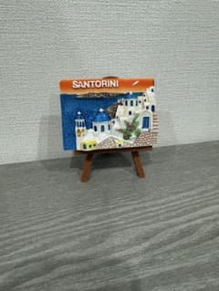 SANTORINI サントリーニ島 ミニチュア イーゼル付きのサムネイル