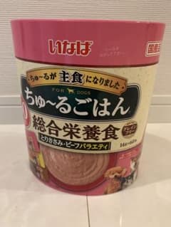 いなば　ちゅ〜るごはん　総合栄養食　とりささみ・ビーフバラエティ　60本入りのサムネイル
