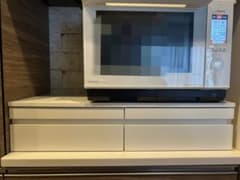 家具350 引き出し付き レンジ下 スライドトレー - メルカリ