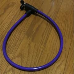 自転車のワイヤーロックのサムネイル