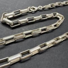 【超太め 60㎝ 47g】メキシコ製925 ボックスチェーンネックレス 超太め 60㎝ 47g】メキシコ製925 ボックスチェーンネックレス - メルカリ