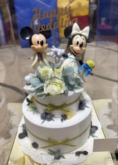 【お祝い事】ディズニー ミッキー＆ミニー ウェディング フィギュアのサムネイル