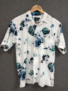BEAMS HEART 花柄 半袖シャツ ホワイト Sのサムネイル