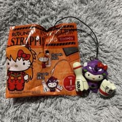 【希少・平成レトロ】ROUND1×エヴァンゲリオン×ハローキティ ストラッピングのサムネイル