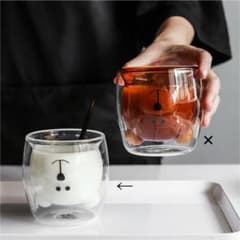 くまさん　グラス　2こセットのサムネイル
