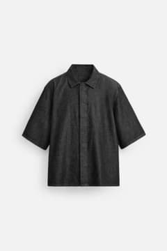 ZARA リラックスフィットデニムシャツXL ※完売品のサムネイル