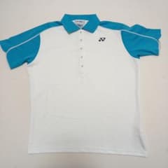 YONEX テニス バドミントン ポロシャツ ホワイト ブルーのサムネイル