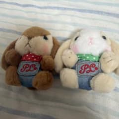 うさぎ ぬいぐるみ マスコット 2体セットのサムネイル