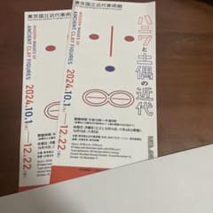 ハニワと土偶の近代 東京国立近代美術館 観覧券 2枚のサムネイル