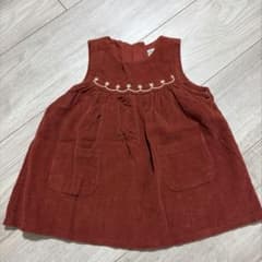 milkbalm XS コーデュロイ ワンピースのサムネイル