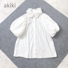 美品✨ AKIKI arimatsu blouse 有松絞り ブラウス ホワイト - メルカリ